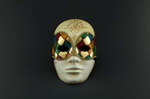 harlequin mask face